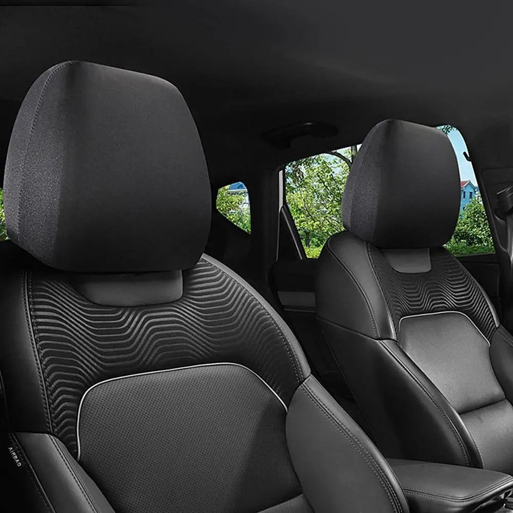 Headrest Cover For Car Full Coverage Dustproof Front Seat Head Rests Interior