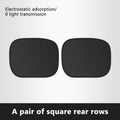 New Electrostatic Sun Visor for Car Side Window 4-Layer Shade Curtains SUV Truck