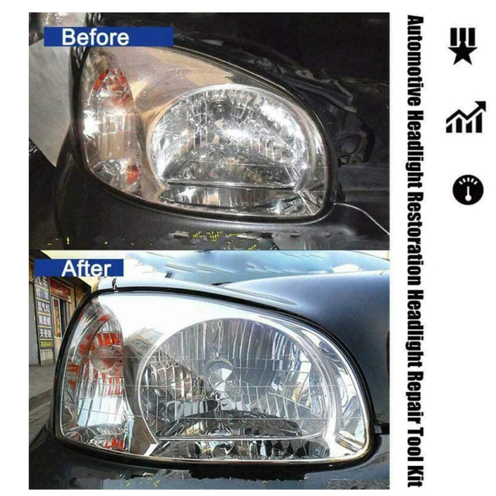 800ML Car Headlight Restoration Automotive Cleaning Kit Car Headlight Renovation Light Restoration Liquid Polymer for Headlights
