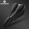 ROCKBROS Silicone Bicycle Saddle Hollow Breathable MTB Bike Seat Cushion Cover