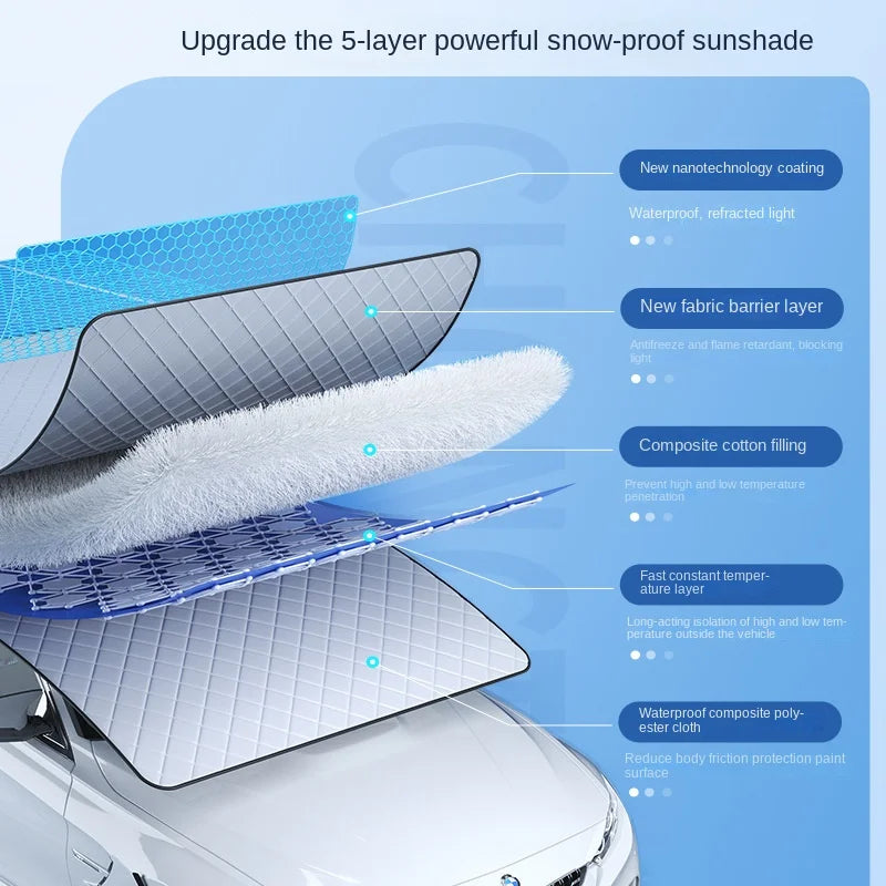 Sunshade Cover Car Windshield Snow Sun Shade Waterproof Protector Automobile