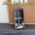 Cute Lucifer Cat Headrest Seat Belt Cover Cartoon Stuffed Anime Cinderella Bad