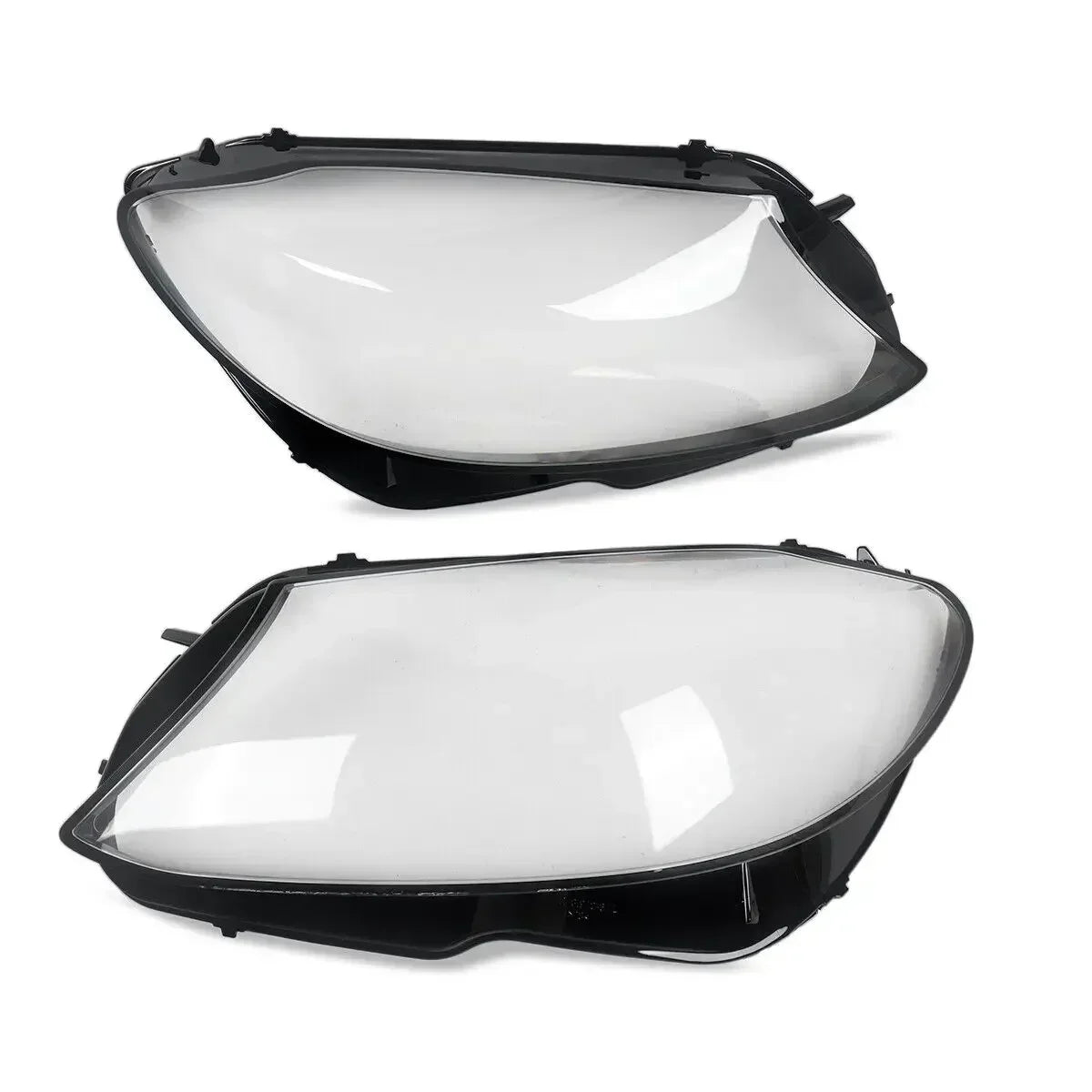 MAGICKIT Left & Right Side Headlight Cover Lens Cover For Mercedes-Benz C-Class W205 2019-2020 Car Accessories Polycarbonate