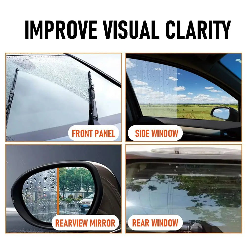 100g Car Windshield Glass Water Rain Repellent Auto Cleaner Anti Fog Oil Film Premium Automotive Accessory