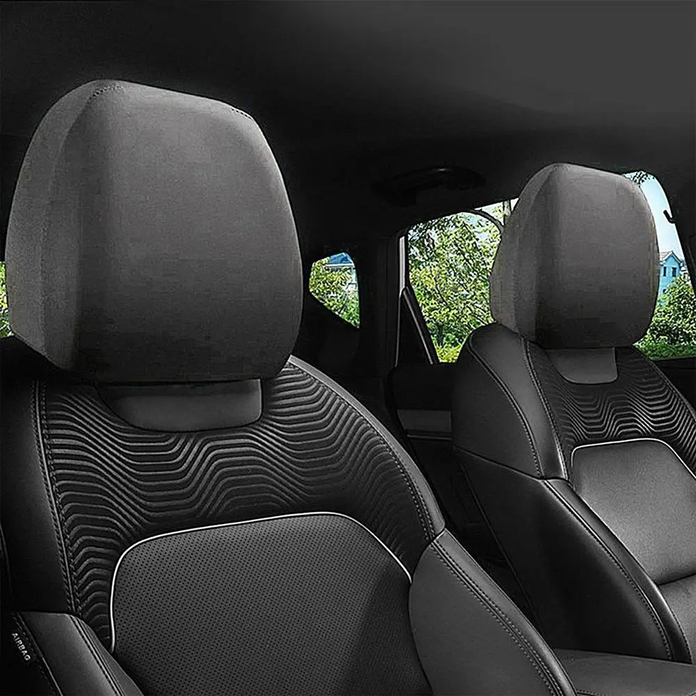 Headrest Cover For Car Full Coverage Dustproof Front Seat Head Rests Interior