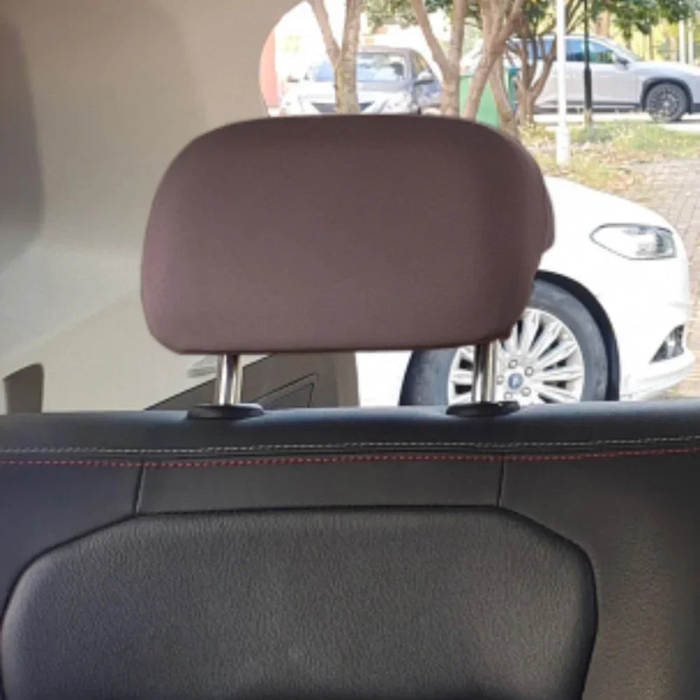 High Quality Headrest Cover 20cm X 22cm Dirt Resistant Full Coverage Grey