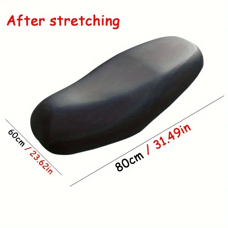 1 pc Motorcycle Black Seat Cover Waterproof Dustproof Rainproof Motorbike Scoote