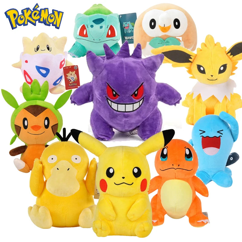 Pokemon style plush stuffed animals dolls 40 varieties