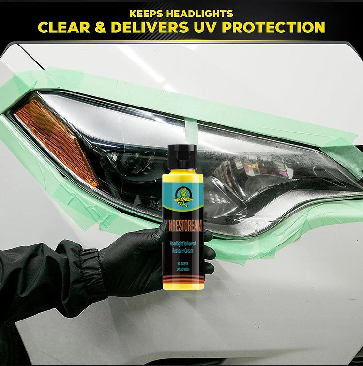Car Headlight Liquid Polymer Polisher Light Restoration Besteam Headlamp Scratch Remover Repair Cleaning Auto Part RG316