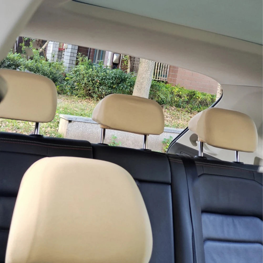 High Quality Headrest Cover 20cm X 22cm Dirt Resistant Full Coverage Grey
