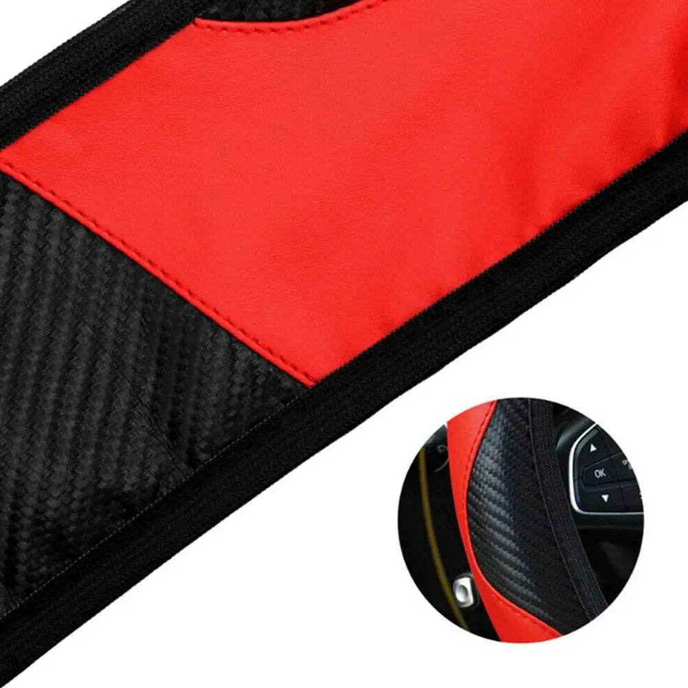Blue Steering Wheel Cover Leather Covers For Renault Clio Megane 4 3 2 Scenic