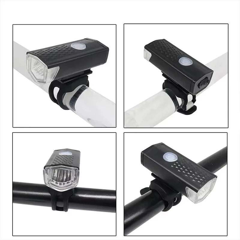 Ourdoor Bicycle Front Light Bright Bike Led Flashlight Bicycle Lantern USB Rechargeable MTB Bike Rear Lamp For Cycling Headlight