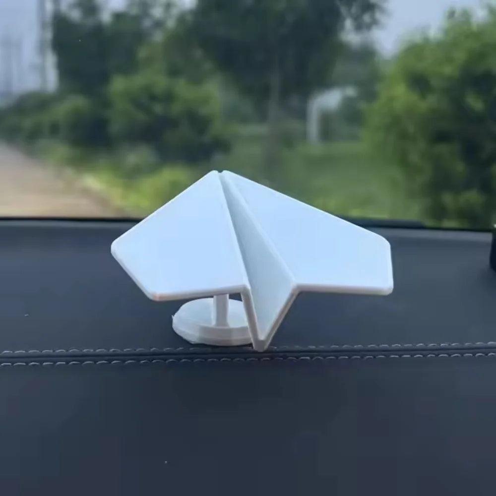 Unique Auto Turning Airplane Model Decor Car Dashboard Drift Rotating Ornaments Premium Automotive Accessory