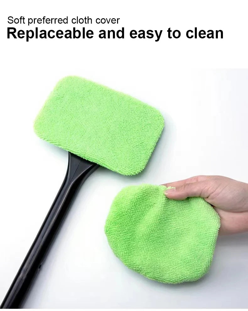 Car Window Cleaner Brush Kit Windshield Cleaning Wash Tool Inside Interior Auto Premium Automotive Accessory
