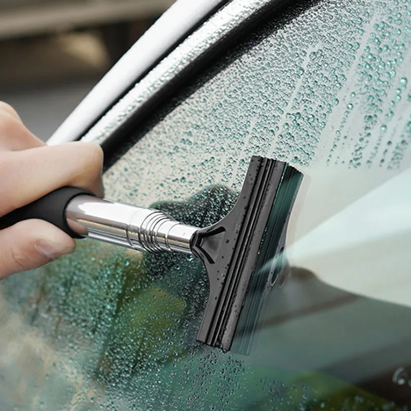 Car Rearview Mirror Wiper Cleaning Tool Auto Glass Mist Cleaner Scraper Premium Automotive Accessory