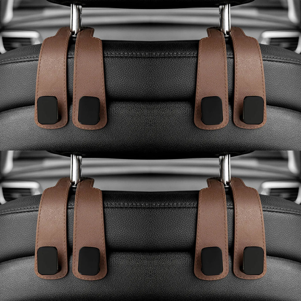 Car Headrest Hooks Hanger for Bags Seat Back Organizer Holder Clips Auto