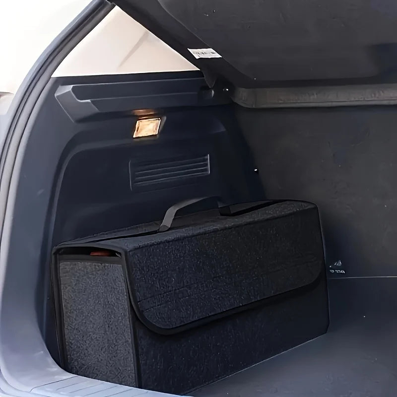 1Pack Car Trunk Organizer Foldable ergonomic handle for SUVs/sedans/trucks SUV
