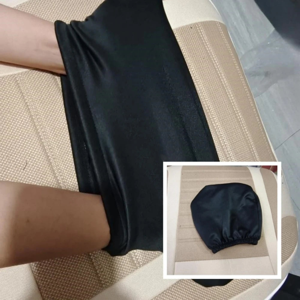 1 pc Premium Cloth Headrest Cover For Car Truck SUV Auto Universal Elastic Neck