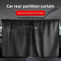Car Privacy Curtains Universal Divider Curtain Between Rear Seat Auto Blackout
