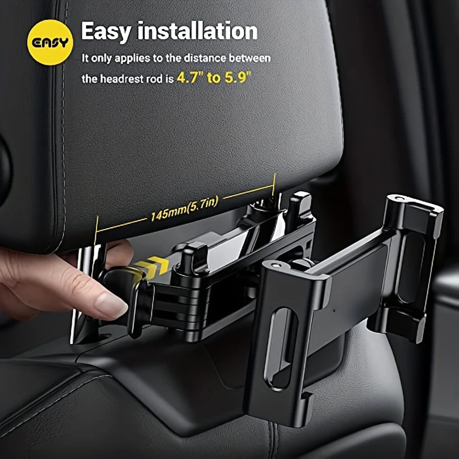 Car Tablet Holder Headrest Mount Stand Cradle Compatible Interior Protector Auto
