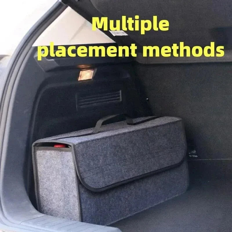 1Pack Car Trunk Organizer Foldable ergonomic handle for SUVs/sedans/trucks SUV