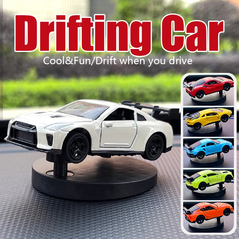 Drift Car dashboard toy model swing turning cool sports race auto ornaments Premium Automotive Accessory