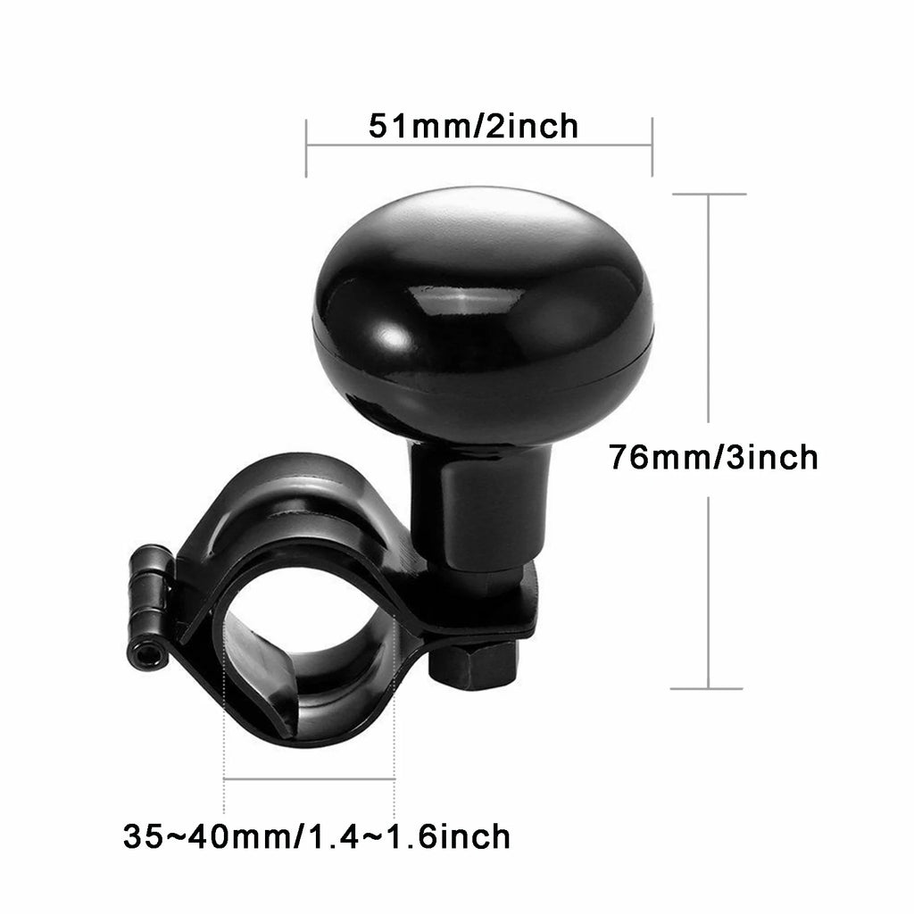 Universal Truck Heavy Car Duty Anti Slip Steering Wheel Cover Spinner Knob