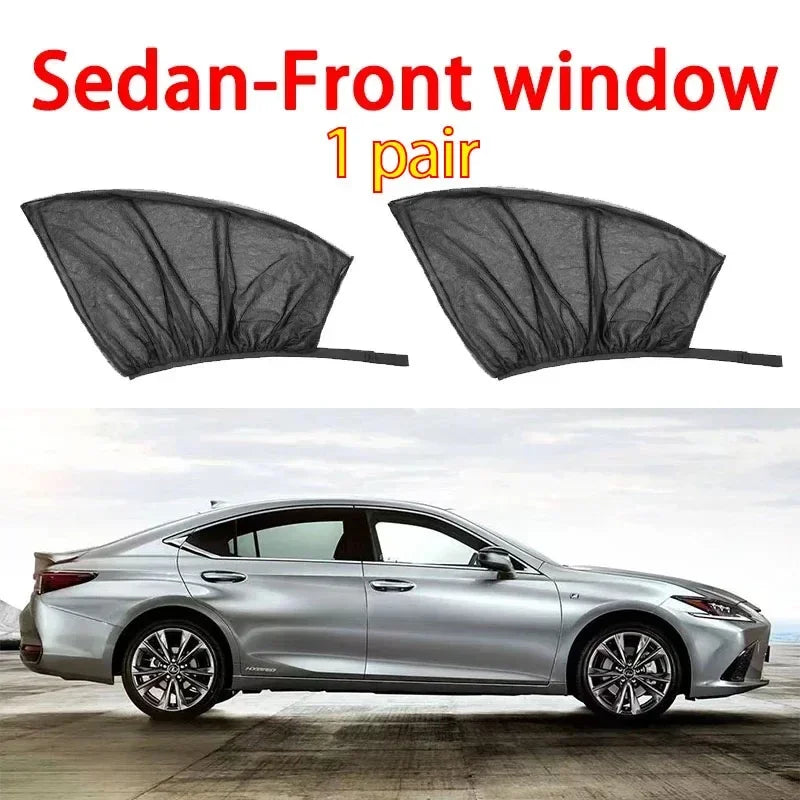 Car Window Shade Mesh 2 or 4 pcs screen window set premium window sunshade breat