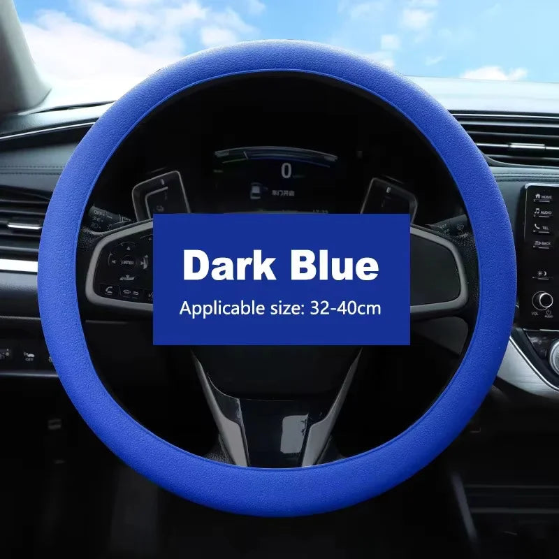 Silicone Car Steering Wheel Cover Elastic Protetive Cover Multi Color Auto