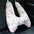 Car Headrest Sleeping Tool Seat Cushion Back Neck Pillow Washable Interior