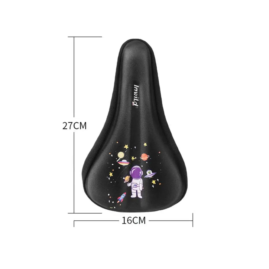 Kids Bicycle Seat Cushion Small Silicone Memory Foam Child Bike Cover Interior