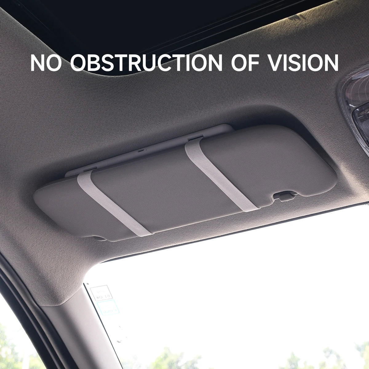 Car Interior Mirrors Sun Visor Plate LED HD Makeup Mirror Rechargeable Fill SUV