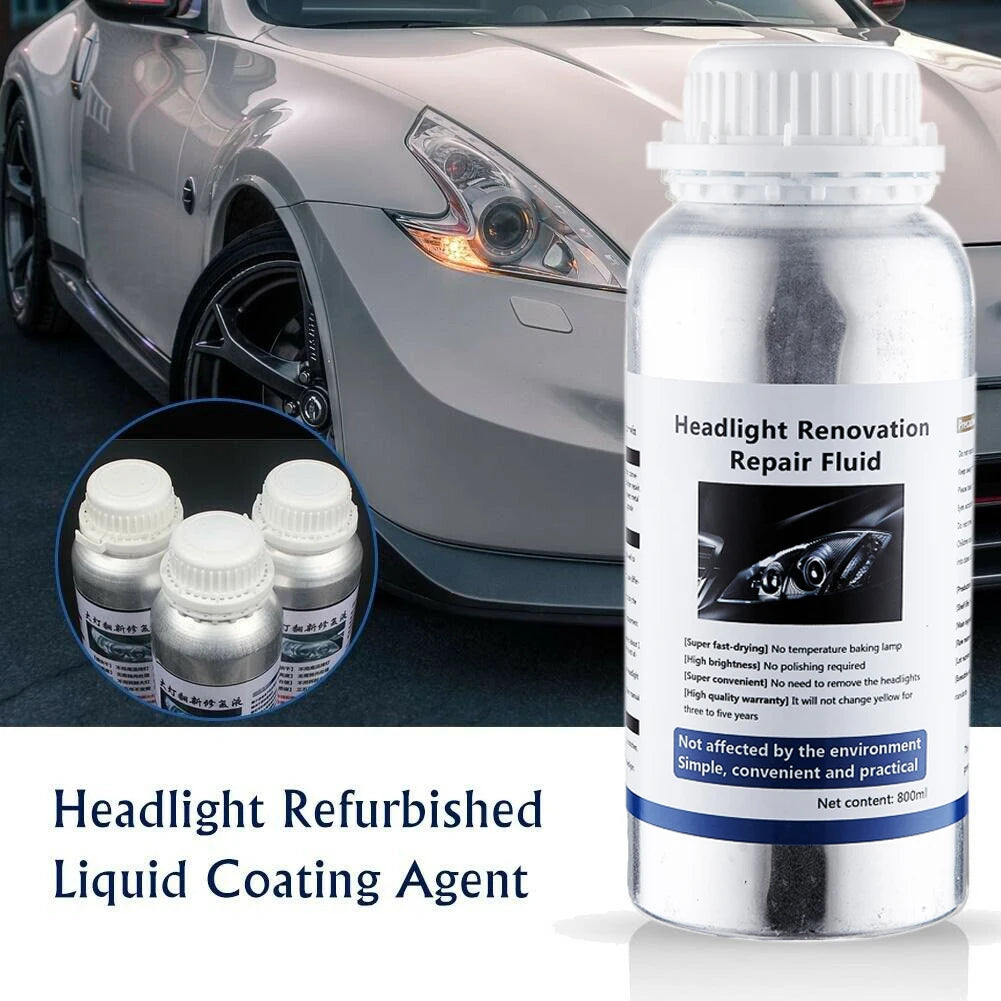Car Headlight Repair Liquid Car Headlamp Renovation Restoration Cleaning Car Headlight Liquid Polymer Polish Auto Part headlight