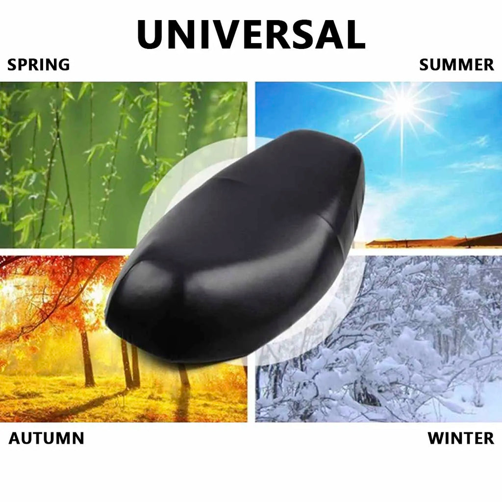Motorcycle Seat Cover Universal Motorbike Protector Cushion Elastic PU Interior