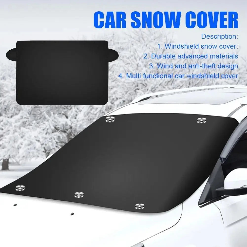 Car Magnetic Snow Shield Winter Front Windshield Cover Anti-frost Sun Protection