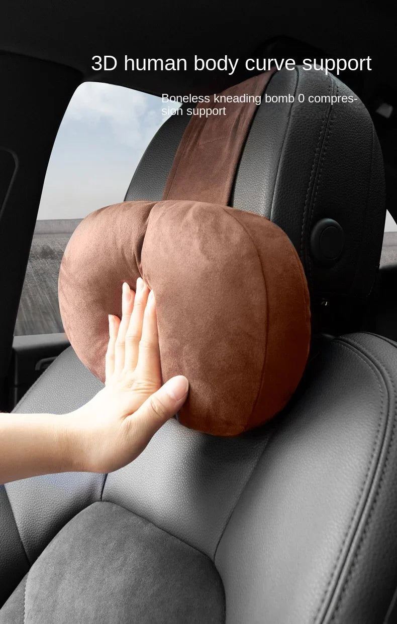 Car Headrest Neck Support Seat Maybach Design S Class Soft Universal Interior