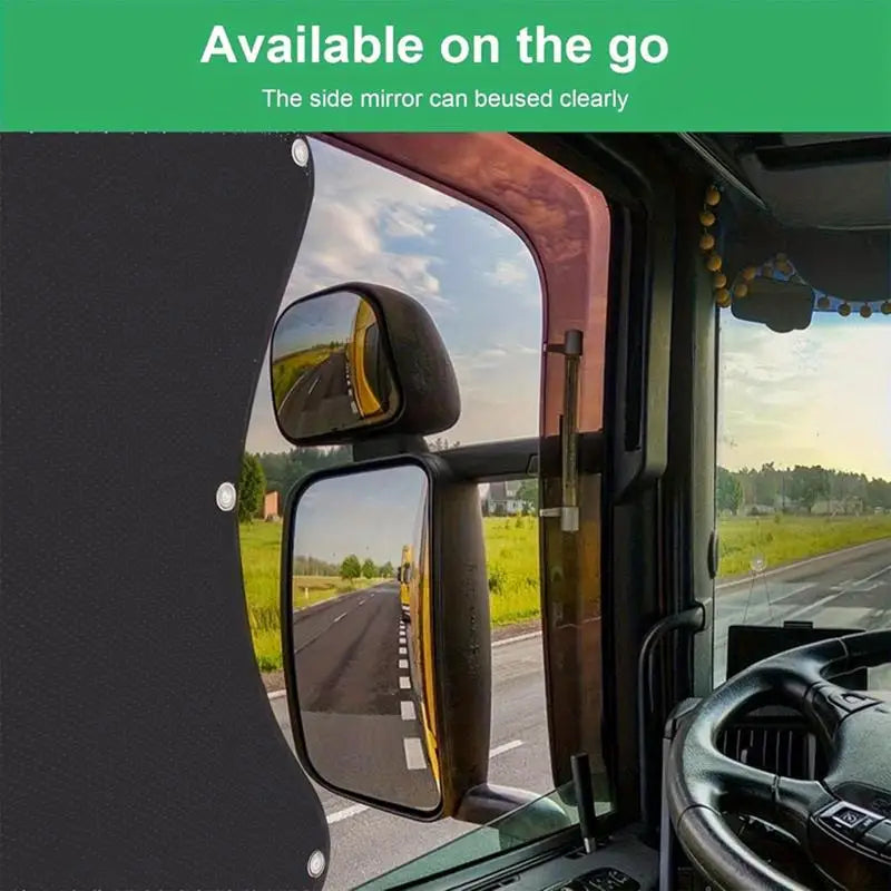 Semi Window Shade Side Window Sun Shade Protective Truck Sun Shade Block Sun