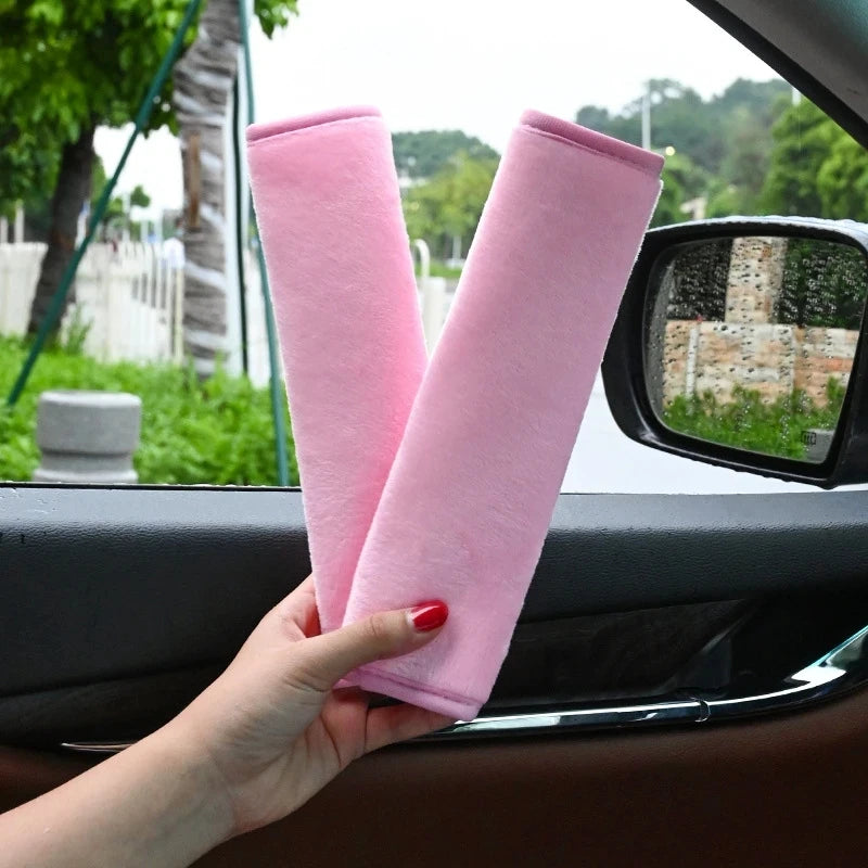 2pcs Seat Belt Covers Car Accessories Accesorios Coche Shoulder Pad Interior