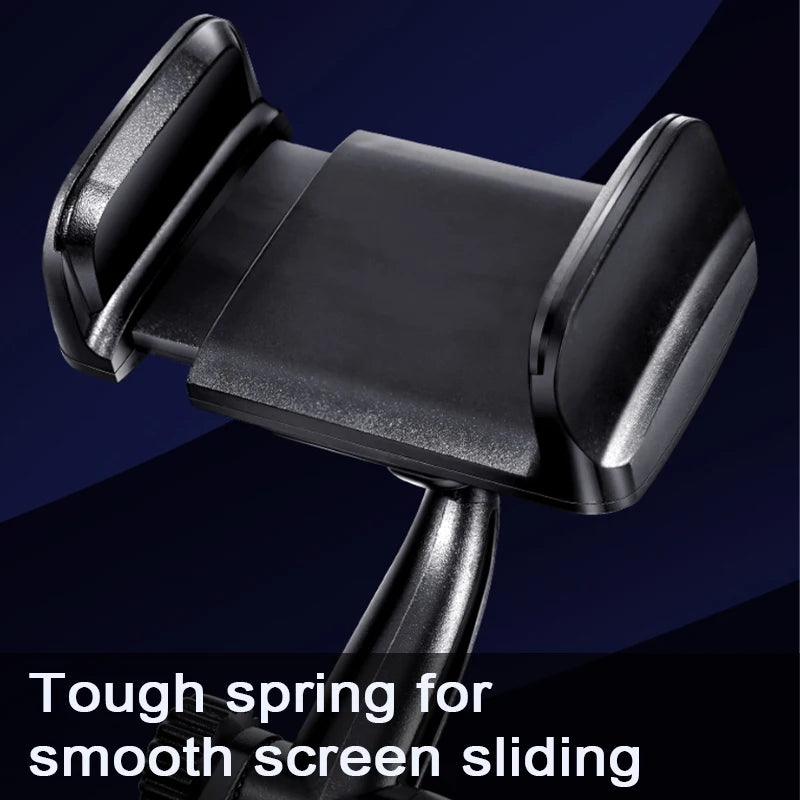 SEAMETAL Rearview Mirror Phone Holder for Car Free Rotation Adjustment Bracket