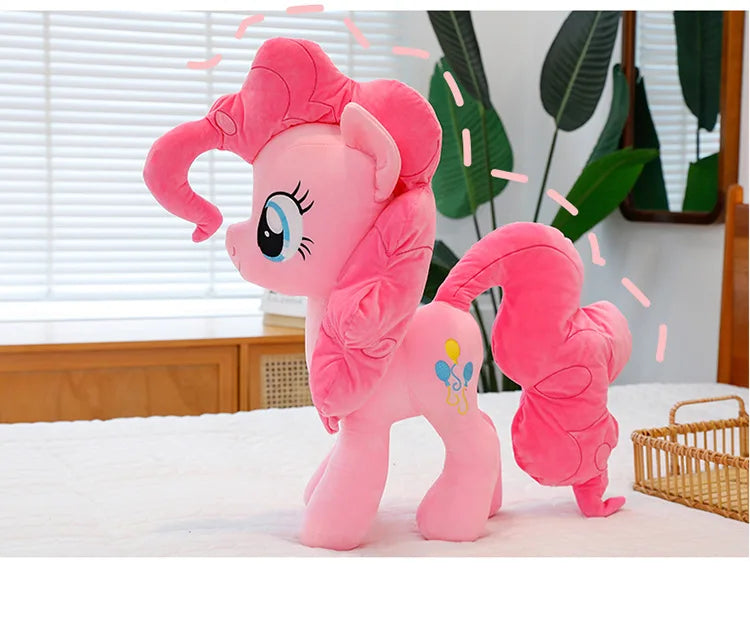New My Little Pony Plush Doll Anime Twilight Sparkle Fluttershy Pinkie Pie Premium Automotive Accessory
