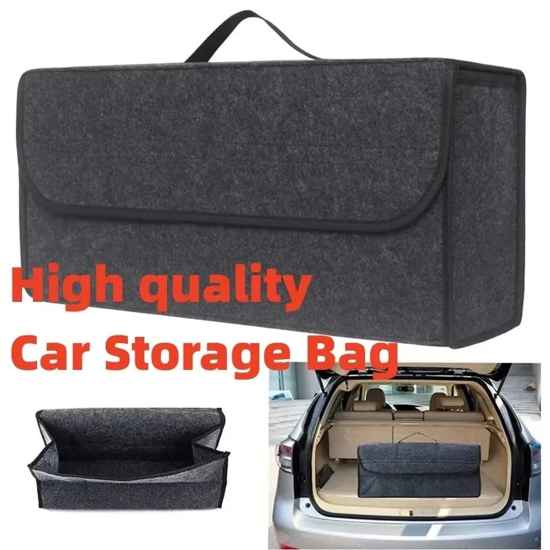1Pack Car Trunk Organizer Foldable ergonomic handle for SUVs/sedans/trucks SUV