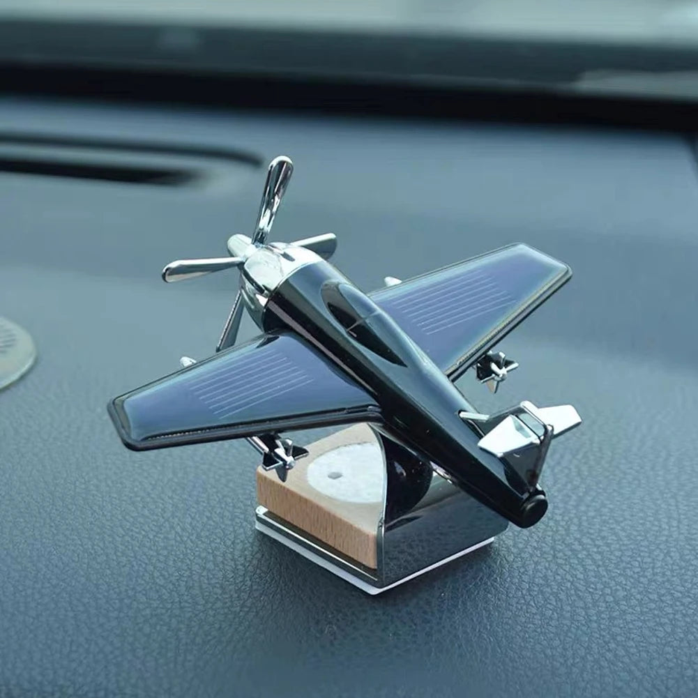 Car interior accessories solar airplane model center console decoration air SUV