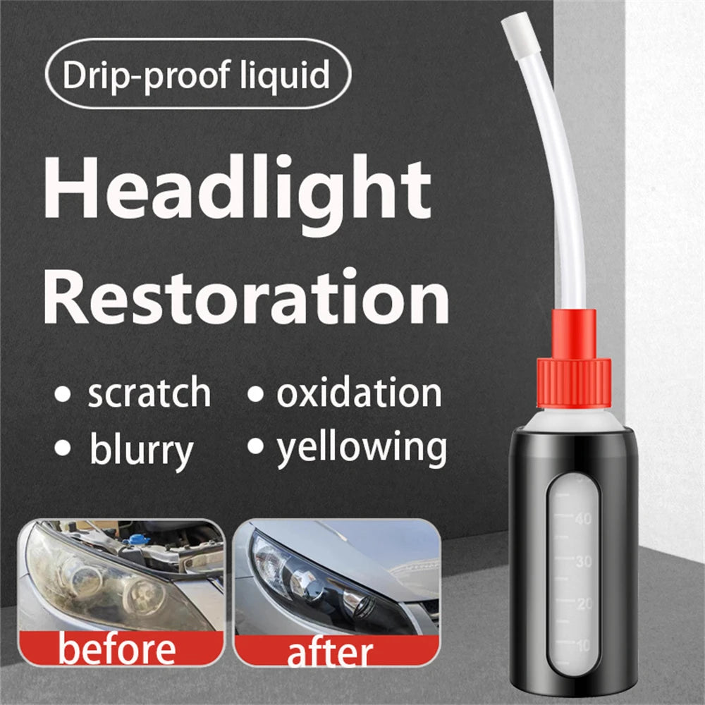 Polymer Kit Chemical Polish Liquid Headlights Liquid Evaporator Atomizing Cup Chemical Repair Headlight Polish Varnish For Car