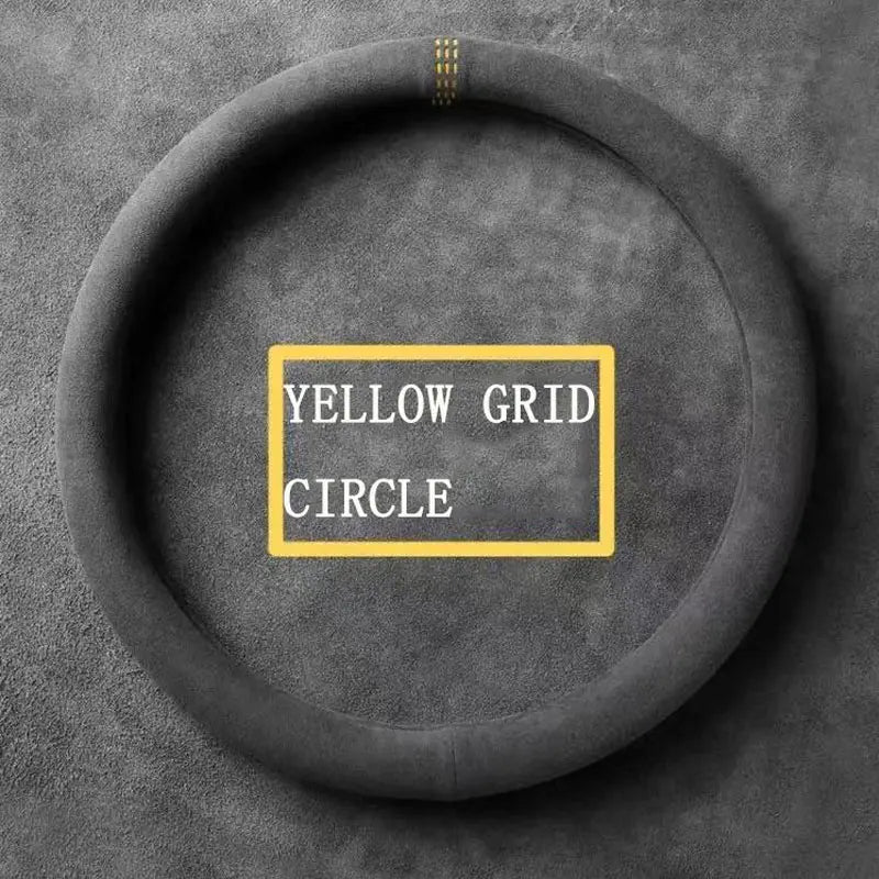 Steering Wheel Cover, Ultra-thin, Non-slip, D-shaped Round, Breathable