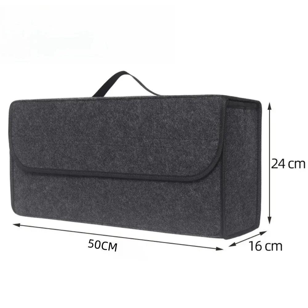 Car Trunk soft Organizer Felt Storage Box Accessories Large Anti Slip SUV Truck