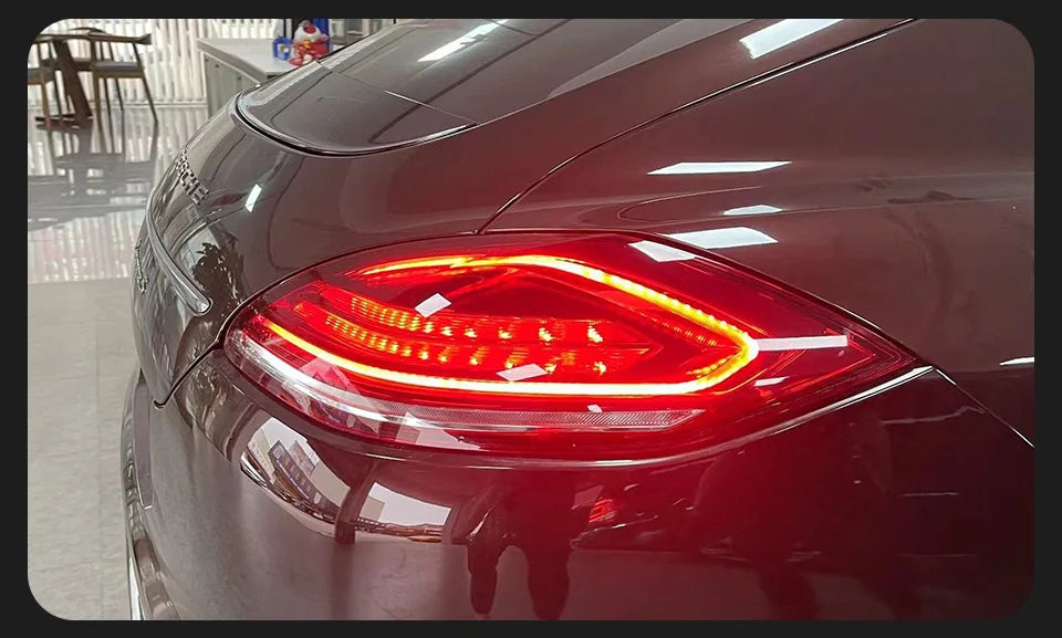 AKD Tail Lamp for Porsche Panamera 970.1 970.2 LED Tail Light 2010-2017 Rear Fog Brake Turn Signal Automotive Accessories