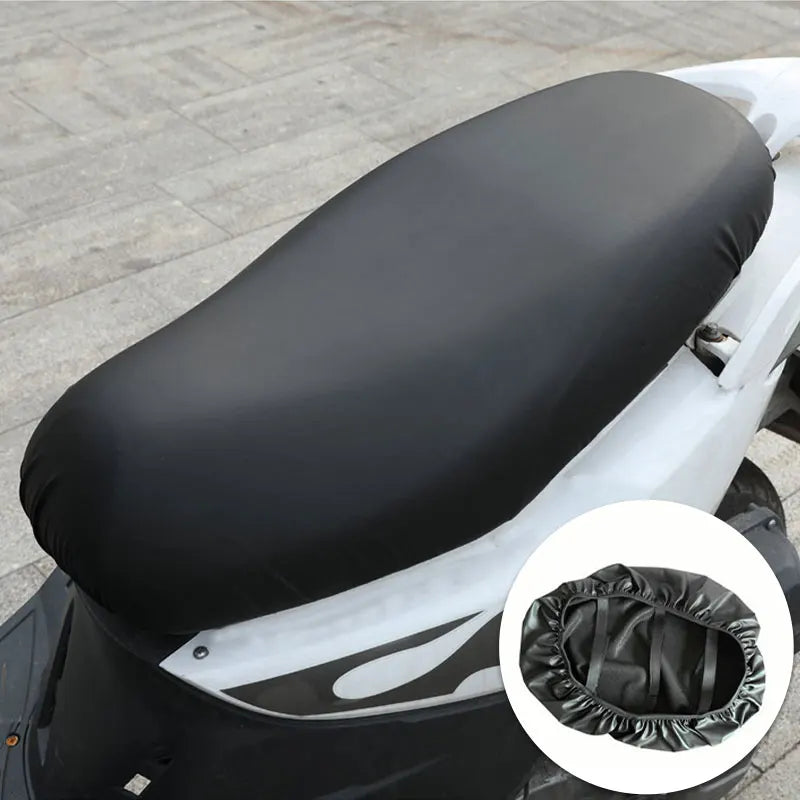 SEAMETAL Motorcycle Seat Covers Autocycle Cushion Waterproof Pu Leather Interior