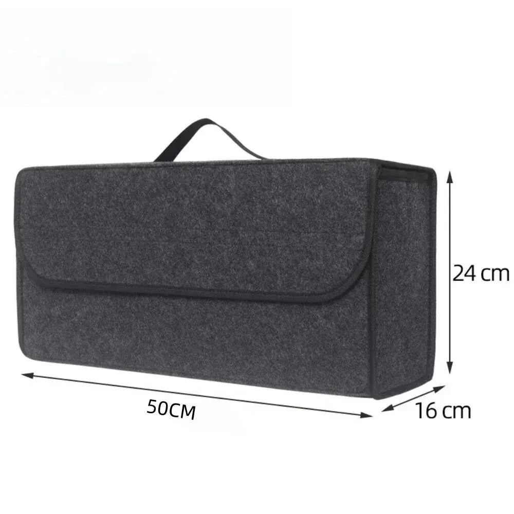 Car Trunk soft Organizer Felt Storage Box Accessories Large Anti Slip SUV Truck