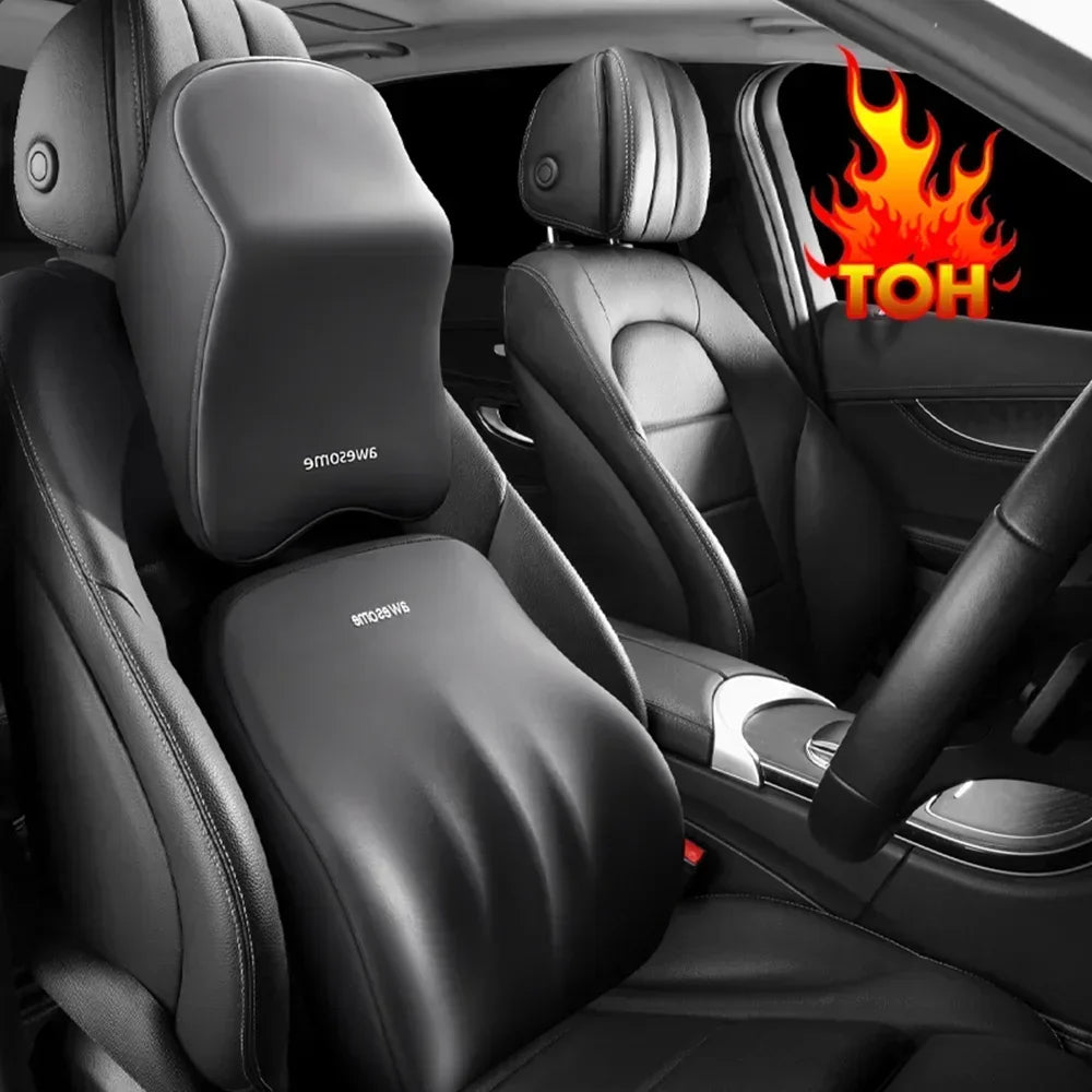 Car headrest neck pillow lumbar support mounted Interior Protector Auto Vehicle
