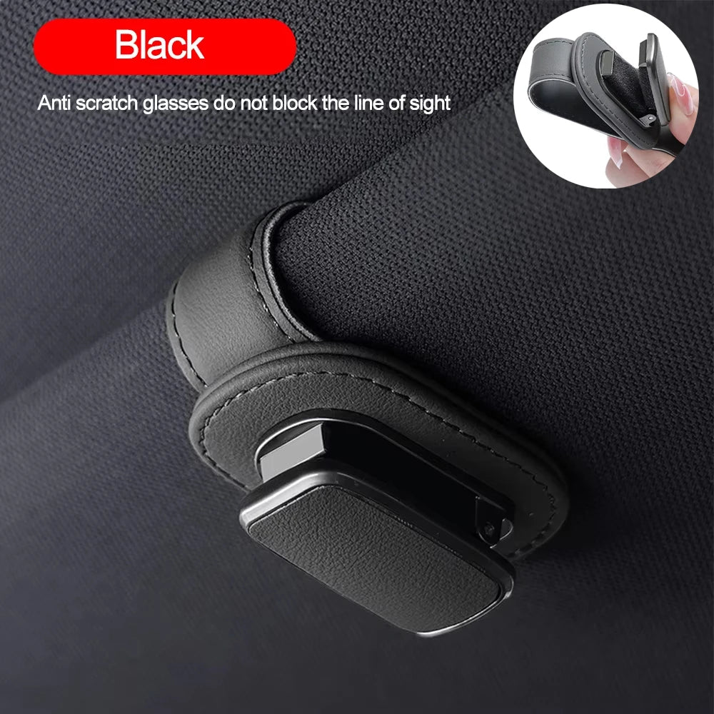 Universal Car Sunglasses Clip Card Ticket Holder Stand Fastener Pen Case Bracket